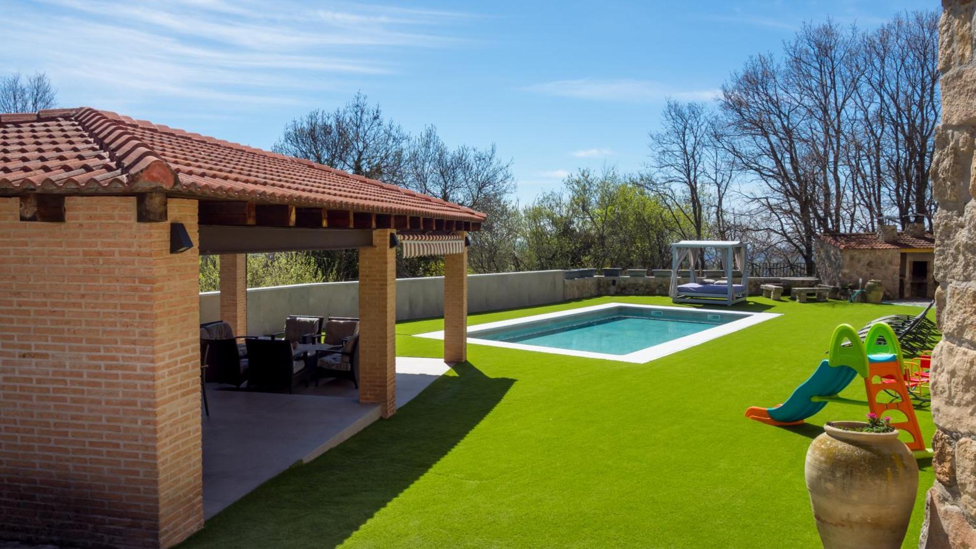 Villa El Huertar De Valentin Valdemanco Exterior foto