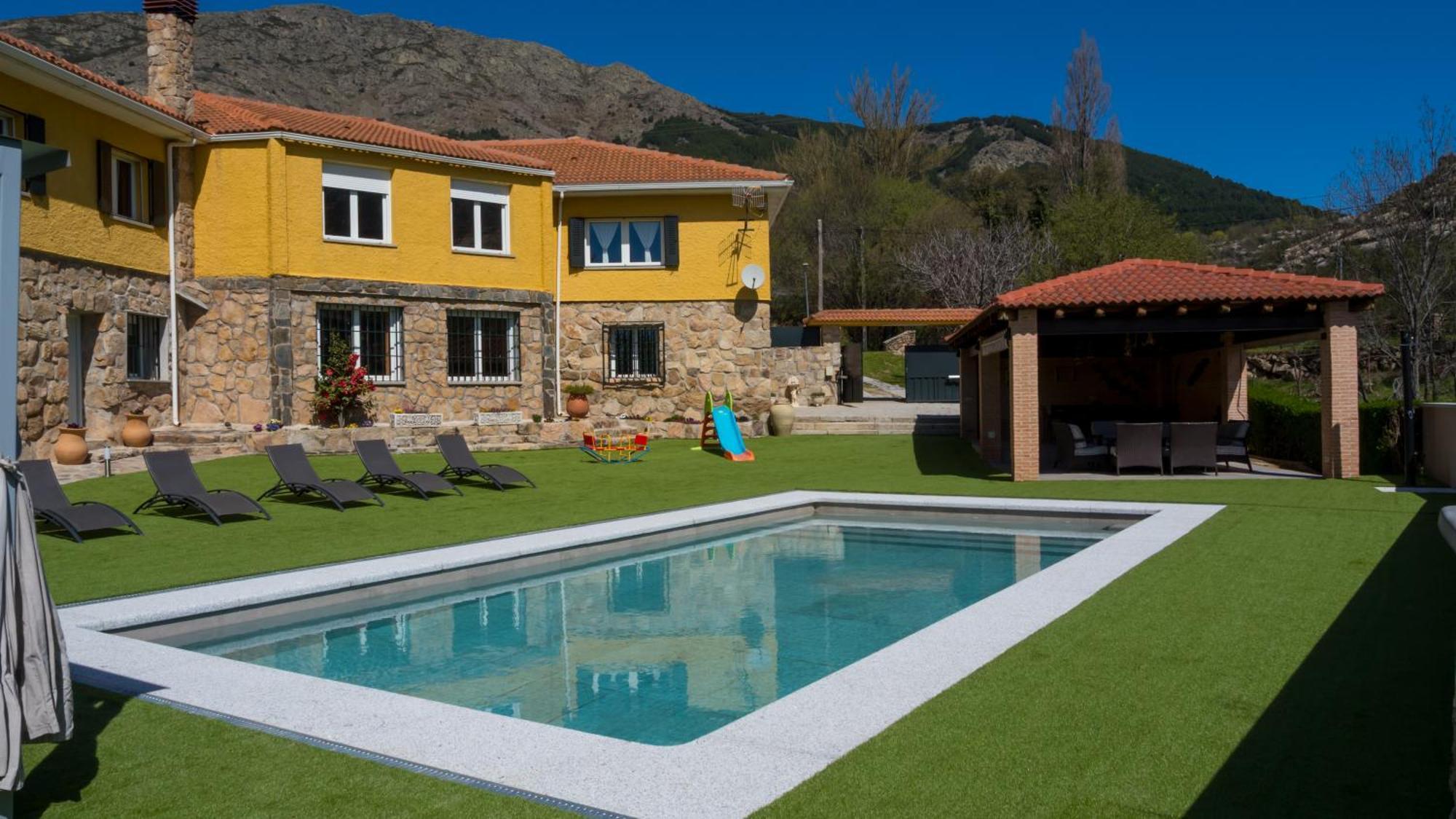 Villa El Huertar De Valentin Valdemanco Exterior foto